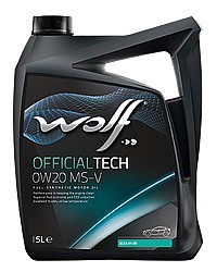 WOLF OFFICIALTECH 0W20 MS-V 5L